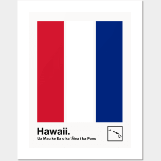 Hawaii  // Original Minimalist Artwork Poster Design Posters and Art